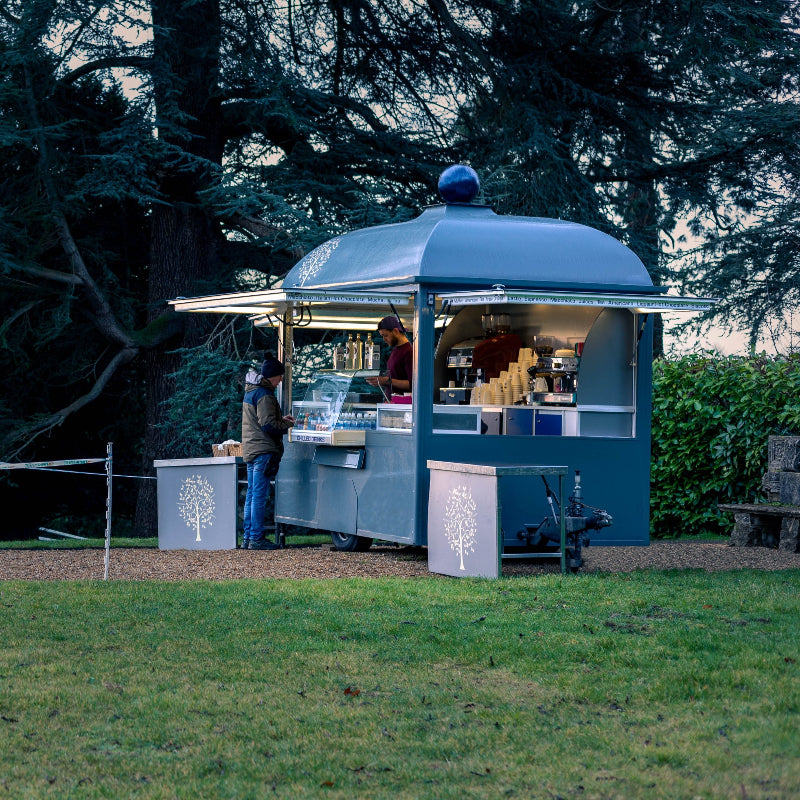 Coffee Trailer On Location For Craft Services